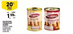 Continente Nobre - salsichas frankfurt promoção