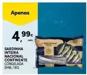 Continente Continente - sardinha inteira nacional promoção