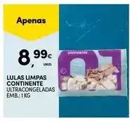 Continente Continente - lulas limpas promoção