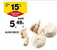 Continente Alho seco promoção
