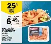 Continente Pescanova - camarão promoção