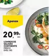 Continente Continente - lombos de salmao promoção