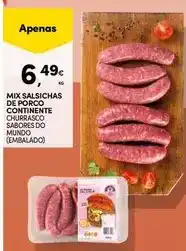 Continente Mix - salsichas de porco continente promoção