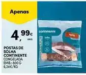 Continente Continente - postas de solha promoção