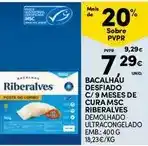 Continente Riberalves - bacalhau desfiado c/ 9 meses de cura msc promoção
