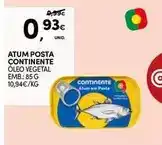 Continente Continente - atum posta promoção