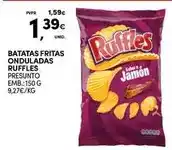 Continente Ruffles - batatas fritas onduladas promoção