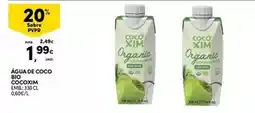 Continente Bio - água de coco promoção