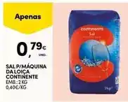 Continente Continente - sal p/maquina da loica promoção