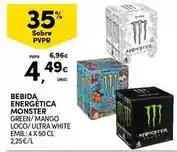 Continente Monster - bebida energética promoção