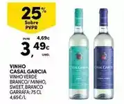 Continente Casal garcia - vinho promoção