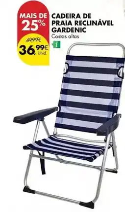 Pingo Doce Cadeira de praia reclinavel promoção