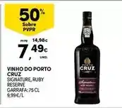 Continente Cruz - vinho do porto promoção