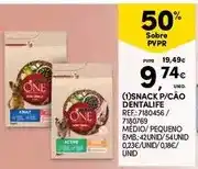 Continente Purina - snack p/ cao dentalife promoção