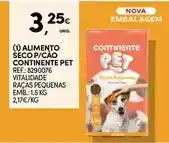 Continente Continente - alimento seco p/ cao promoção