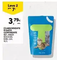 Continente Continente - absorvente p/gato promoção