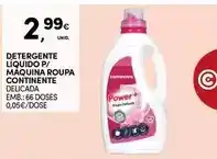 Continente Continente - detergente líquido p/ maquina roupa promoção