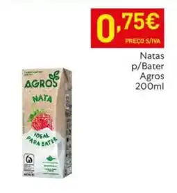 Recheio Natas p/Bater Agros promoção