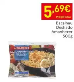 Recheio Bacalhau Desfiado Amanhecer promoção