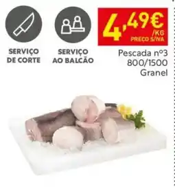 Recheio Pescada nº3 800/1500 Granel promoção