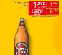 Recheio Super bock - cerveja promoção