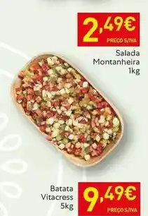 Recheio Vitacress - batata s promoção