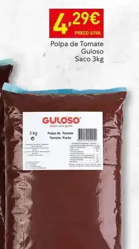 Recheio Guloso - polpa de tomate promoção