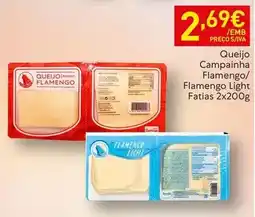 Recheio Queijo campainha flamengo light fatias promoção