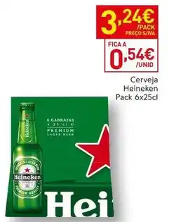 Recheio Heineken - cerveja promoção