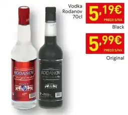 Recheio Vodka promoção