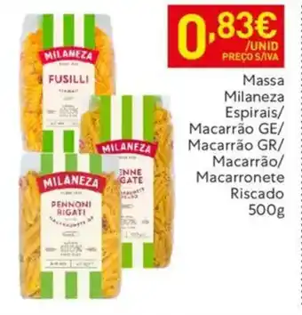 Recheio Massa Milaneza promoção