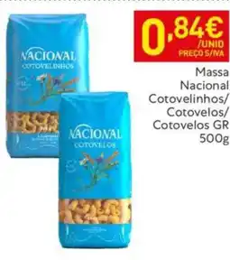 Recheio Massa Nacional promoção