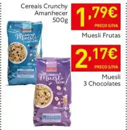 Recheio Cereais Crunchy Amanhecer Muesli Frutas promoção