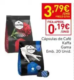 Recheio Cápsulas de Café Kaffa promoção