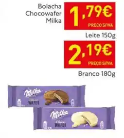 Recheio Bolacha Chocowafer Milka Leite promoção