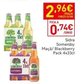 Recheio Sidra Somersby promoção