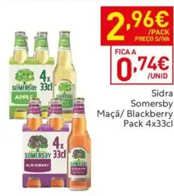 Recheio Sidra Somersby promoção