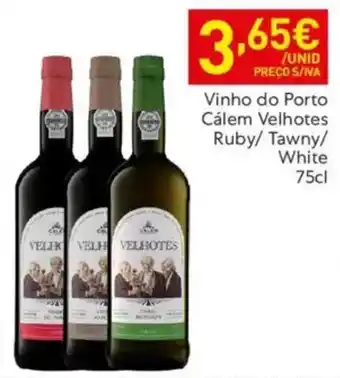 Recheio Vinho do Porto Cálem Velhotes promoção