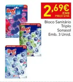 Recheio Bloco Sanitário Triplo Sonasol promoção