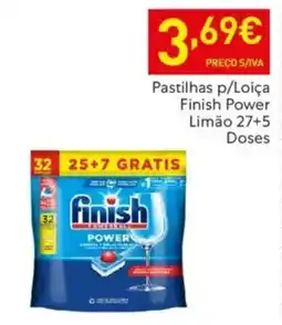 Recheio Pastilhas p/Loiça Finish Power Limão promoção
