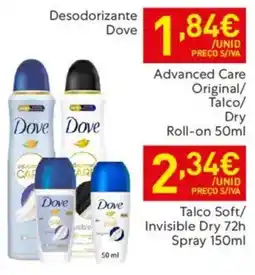 Recheio Desodorizante Dove Advanced Care Original/ promoção