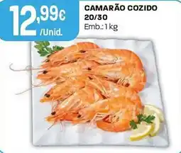 Intermarché Camarão cozido 20/30 promoção