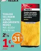 E.Leclerc Redex - toalha secagem ultra absorvente promoção