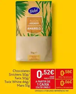 Recheio Sidul - chocolates promoção