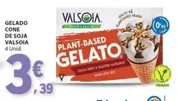 E.Leclerc Valsoia - gelado cone de soja promoção