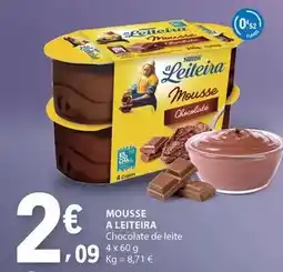E.Leclerc A+ - mousse a leiteira promoção