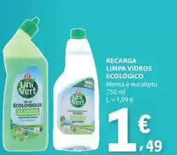 E.Leclerc Recarga limpa vidros promoção