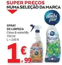 E.Leclerc Ambi pur - spray de limpeza promoção