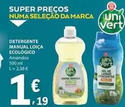 E.Leclerc Detergente manual loica ecologico promoção