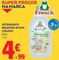 E.Leclerc Detergente maquina roupa líquido promoção